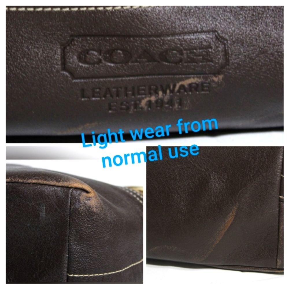 Coach jacquard/leather #2156 & Coach "Samantha" sunglasses. EUC! - Picture 9 of 14
